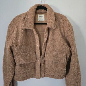 Abercrombie and Fitch Cropped Sherling Jacket
